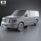 Nissan NV Passenger Van Standard Roof 2013 3d model