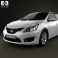 Nissan Tiida 2013 3d model