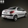 Peugeot 206 CC 2005 3d model