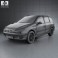 Peugeot 206 SW 2005 3d model