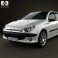 Peugeot 206 SW 2005 3d model