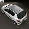 Peugeot 206 hatchback 3-door 2005 3d model