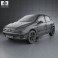 Peugeot 206 hatchback 5-door 2005 3d model