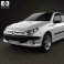 Peugeot 206 hatchback 5-door 2005 3d model