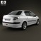 Peugeot 206 sedan 2010 3d model