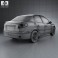 Peugeot 206 sedan 2010 3d model