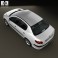 Peugeot 206 sedan 2010 3d model