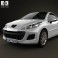 Peugeot 207 CC 2012 3d model