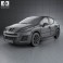 Peugeot 207 hatchback 5-door 2012 3d model
