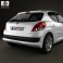 Peugeot 207 hatchback 5-door 2012 3d model