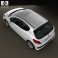 Peugeot 207 hatchback 5-door 2012 3d model