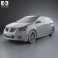 Pontiac Vibe 2009 3d model