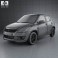 Suzuki Swift hatchback 5-door 2012 3d model