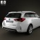 Toyota Auris Touring Hybrid 2013 3d model