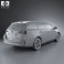 Toyota Auris Touring Hybrid 2013 3d model