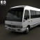 Toyota Coaster B50 2012 3d model