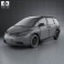 Toyota Previa 2012 3d model
