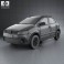 Volkswagen CrossFox 2012 3d model