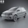 Volkswagen CrossFox 2012 3d model