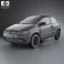 Volkswagen Fox 3-door 2012 3d model