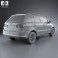 Volkswagen SpaceFox (Suran) 2012 3d model