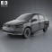 Volkswagen Voyage 2012 3d model