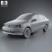 Volkswagen Voyage 2012 3d model
