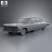 Cadillac Fleetwood 75 sedan 1959 3d model