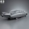 Cadillac Fleetwood 75 sedan 1959 3d model
