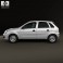 Chevrolet Corsa 5-door hatchback 2012 3d model