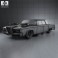 Chrysler Imperial Crown Green Hornet Black Beauty 1965 3d model