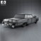 Chrysler Imperial Crown Green Hornet Black Beauty 1965 3d model