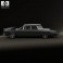 Chrysler Imperial Crown Green Hornet Black Beauty 1965 3d model