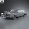 Chrysler Imperial Crown Green Hornet Black Beauty 1965 3d model