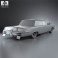 Chrysler Imperial Crown Green Hornet Black Beauty 1965 3d model