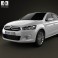 Citroen C-Elysee sedan 2013 3d model