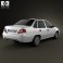 Daewoo Cielo (Nexia, Heaven, Racer) 2012 3d model