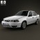 Daewoo Cielo (Nexia, Heaven, Racer) 2012 3d model