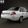 Daewoo Cielo (Nexia, Heaven, Racer) 2012 3d model