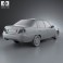 Daewoo Cielo (Nexia, Heaven, Racer) 2012 3d model