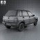 Fiat Mille Economy (Uno) 2012 3d model