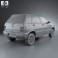 Fiat Mille Economy (Uno) 2012 3d model