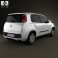 Fiat Uno Attractive hatchback 5-door 2013 3d model