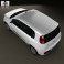 Fiat Uno Attractive hatchback 5-door 2013 3d model