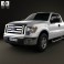 Ford F-150 Super Cab 2011 3d model