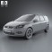 Ford Focus estate 2008 3d model