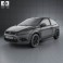 Ford Focus hatchback 3-door 2008 3d model