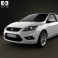 Ford Focus hatchback 3-door 2008 3d model