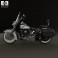 Harley-Davidson Heritage Softail Classic 2012 3d model