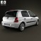 Renault Clio Mk2 5-door 2005 3d model